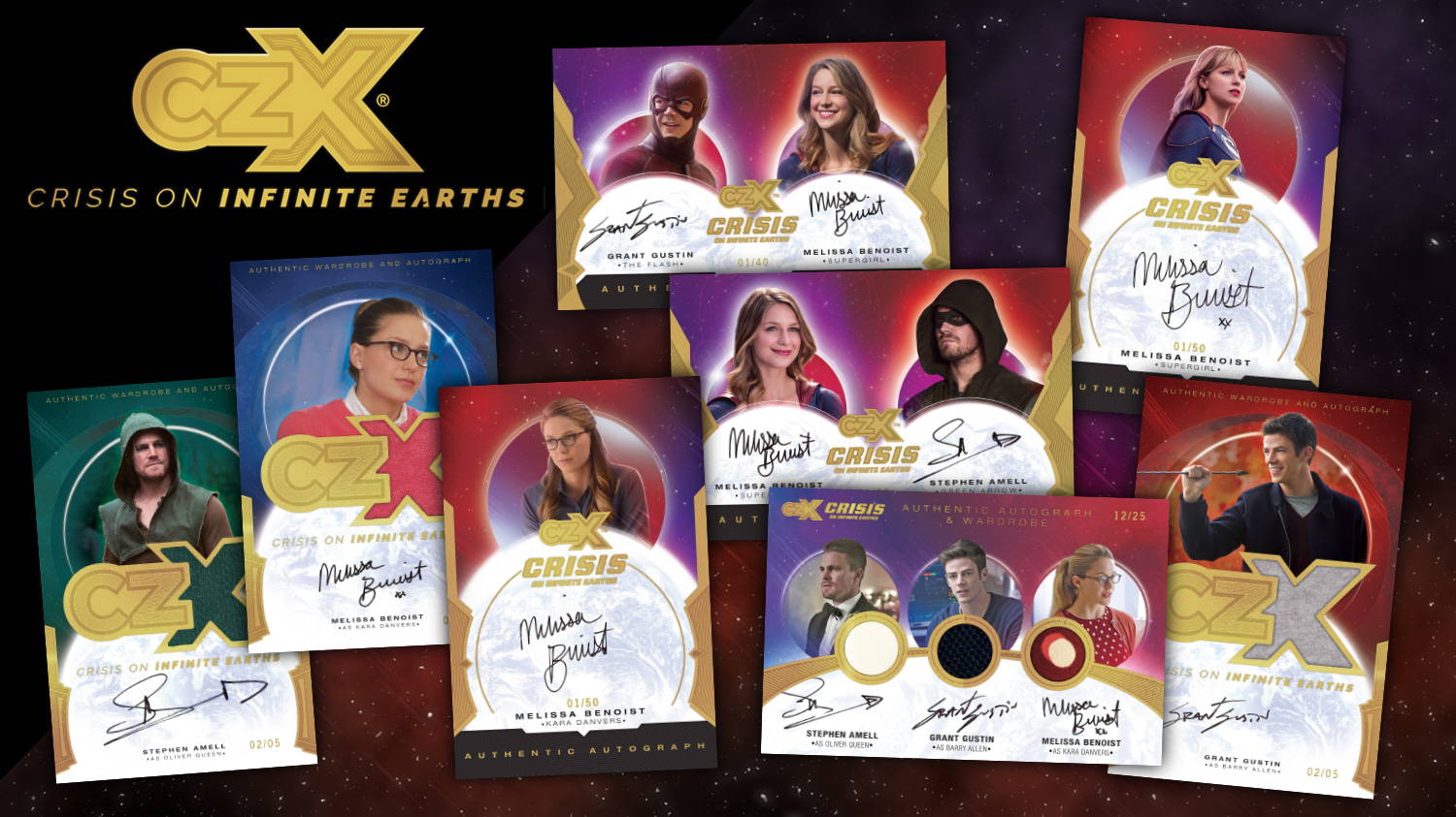 CZX Crisis on Infinite Earths:  Oversized Autograph and Autograph-Wardrobe Cards (eBay Exclusives) – Drop 5
