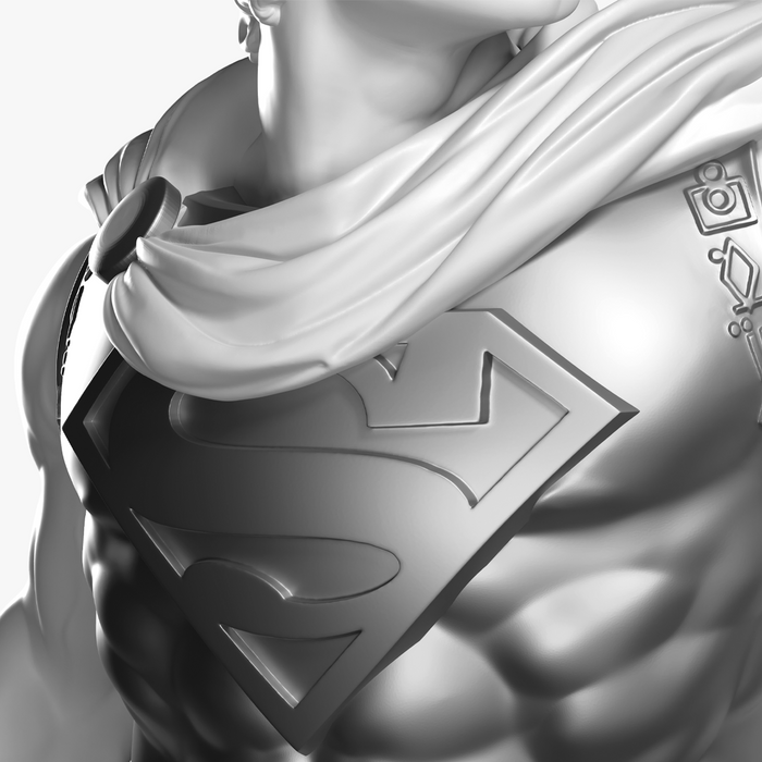 Superman: Prince of Krypton Statue — Silver Edition