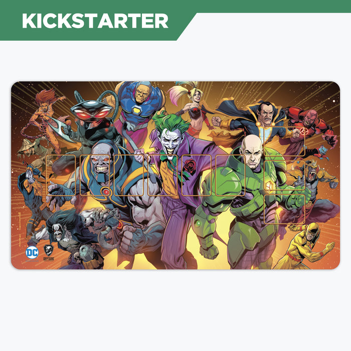 DC Deck-Building Game: Super-Villains Playmat (Kickstarter Exclusive)