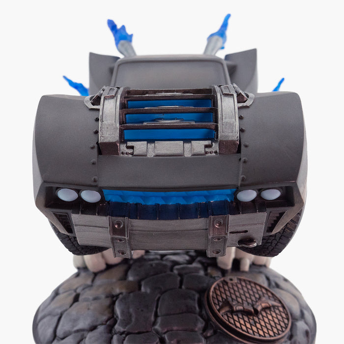 The Batman Designer Series Batmobile Statue: Blue Flame Edition