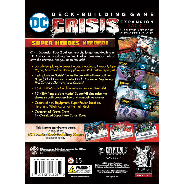 DC Deck-Building Game: Crisis Expansion Pack 2