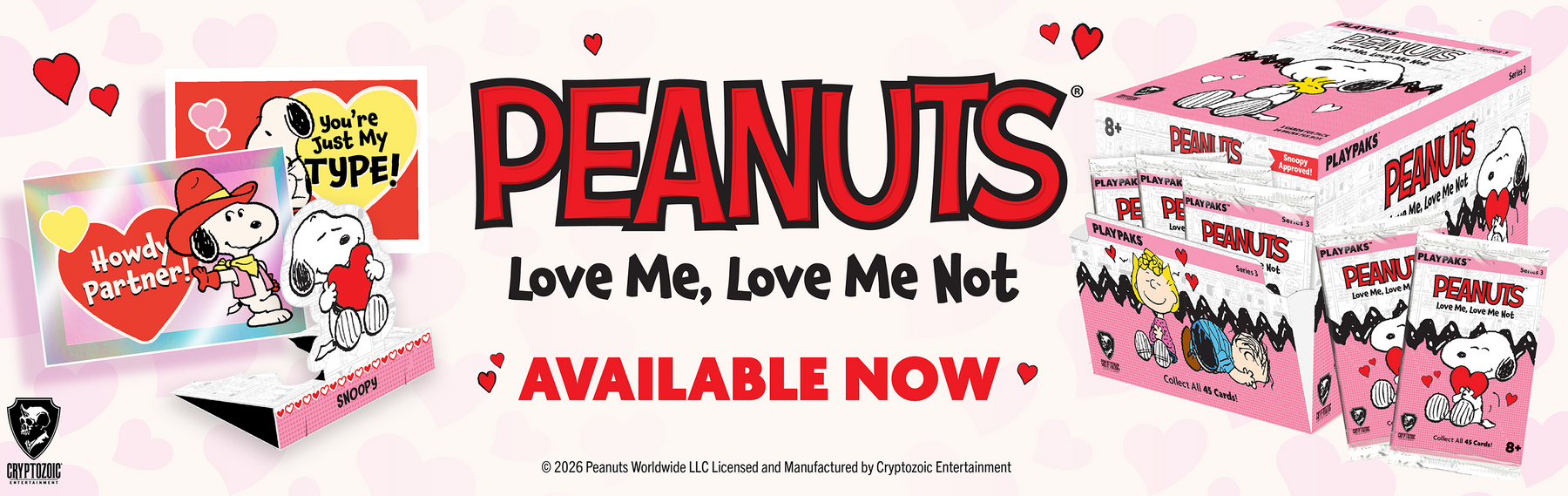 Peanuts Playpaks: Love Me, Love Me Not - Available Now!