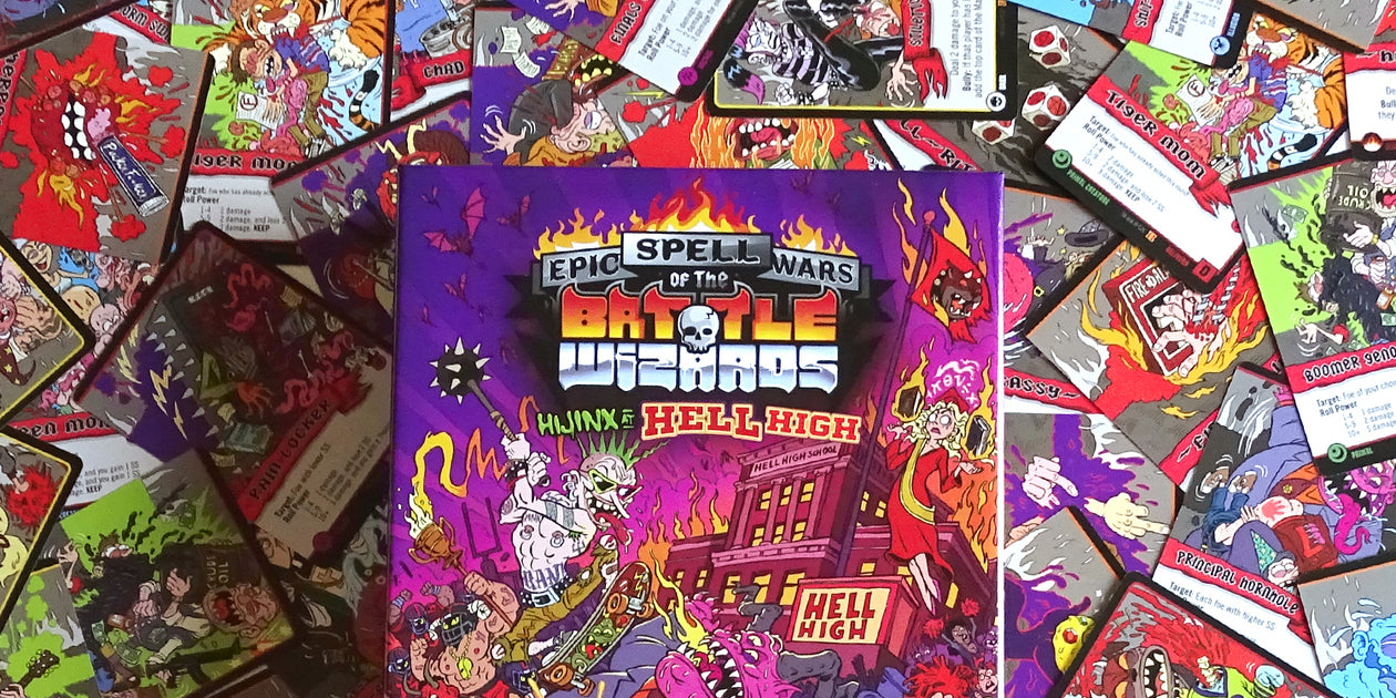 Cryptozoic Announces Release of Epic Spell Wars of the Battle Wizards ...