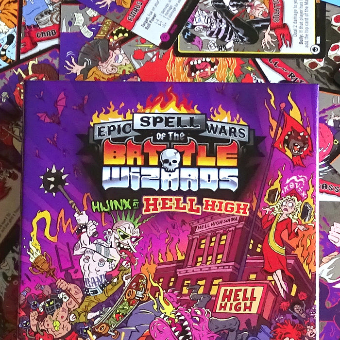 Cryptozoic Announces Release of Epic Spell Wars of the Battle Wizards: Hijinx at Hell High