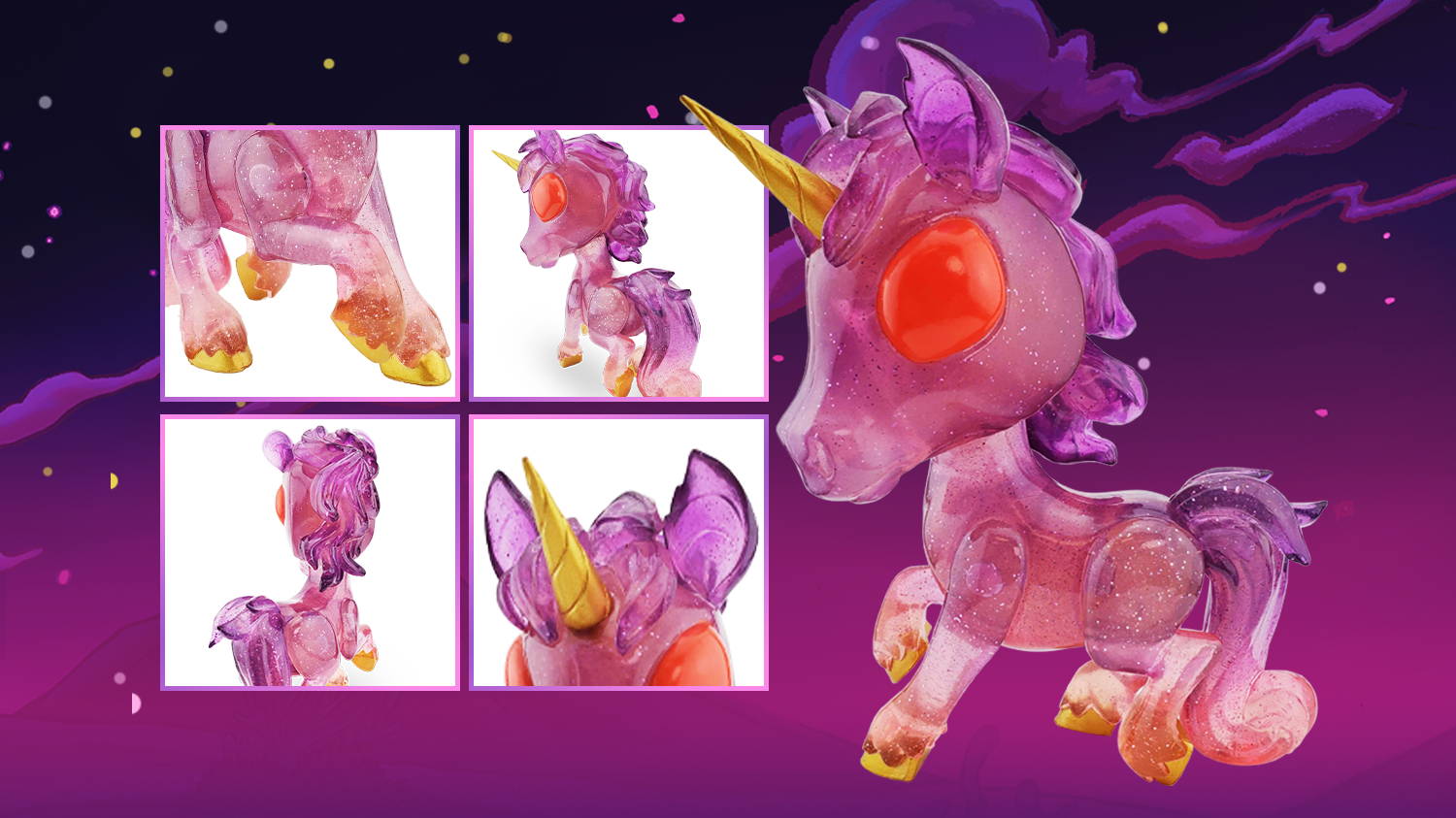 COSMIC UNICORN CRYPTKINS UNLEASHED VINYL FIGURE (WONDERCON EXCLUSIVE)