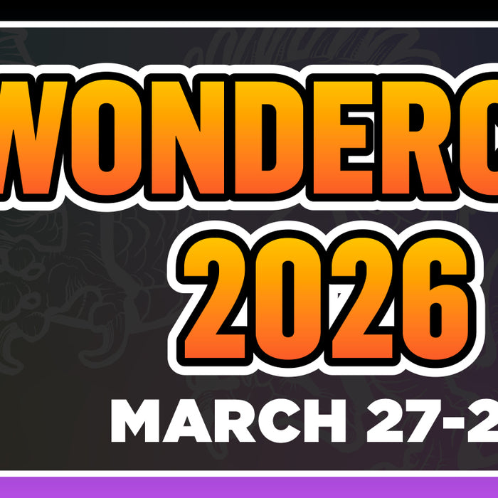 WonderCon 2026 March 27-29 at Booth #1337 banner. 