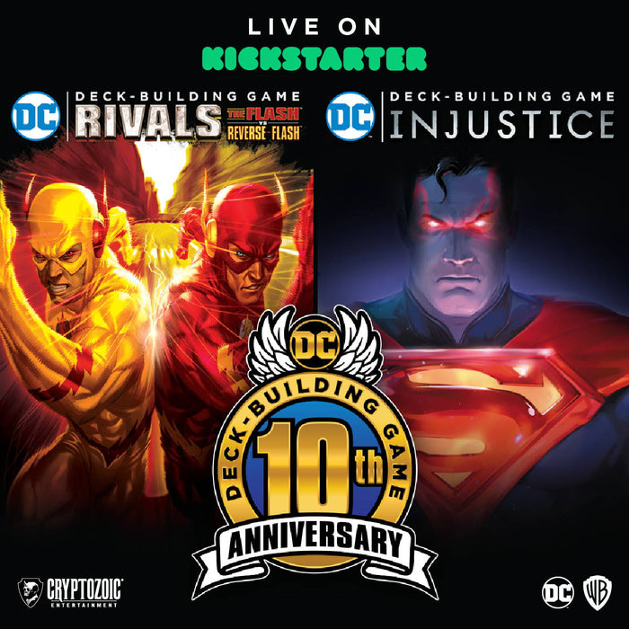 Cryptozoic, Warner Bros. Consumer Products, and DC Announce Kickstarter for  DC Deck-Building Game 10th Anniversary