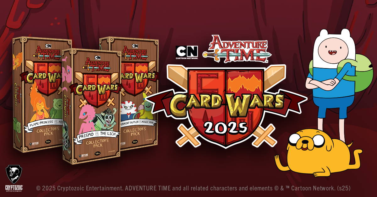 Cryptozoic Entertainment Launches Adventure Time Card Wars 2025 Kickstarter Campaign