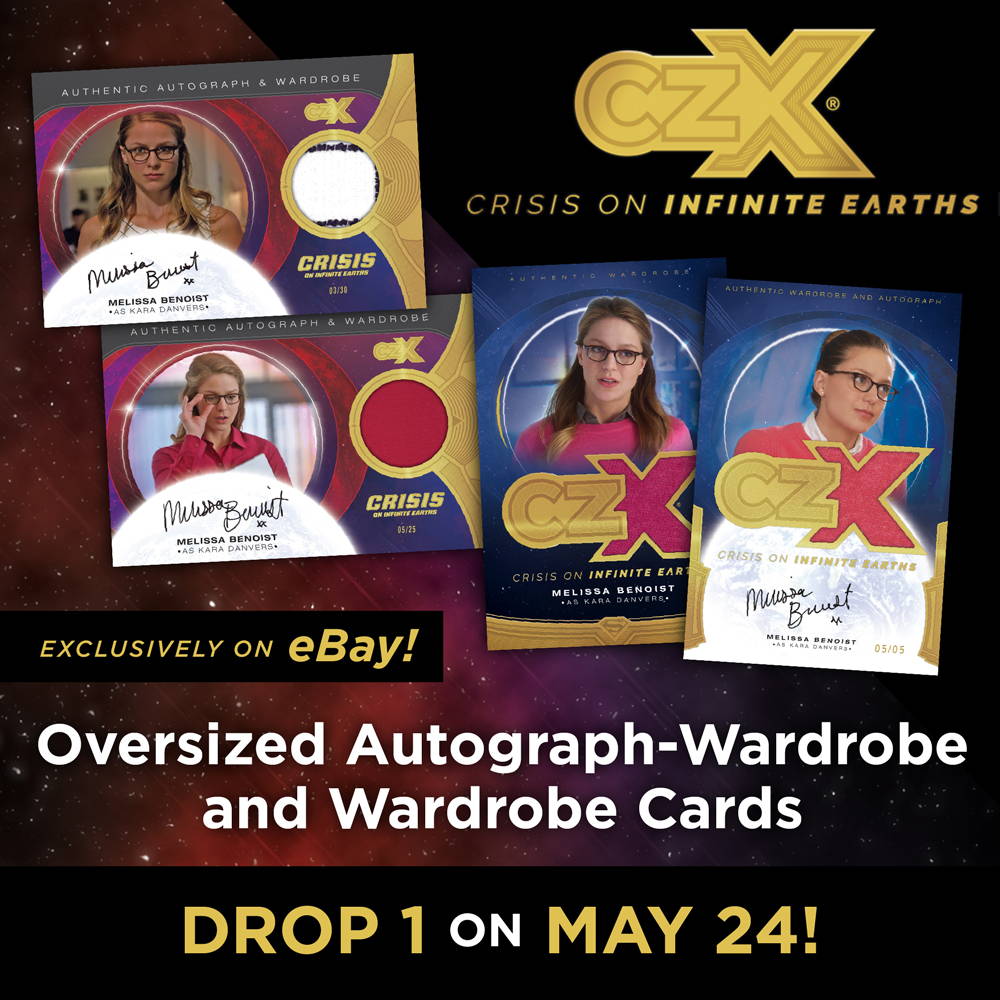CZX Crisis on Infinite Earths:  Oversized Autograph-Wardrobe and Wardrobe Cards (eBay Exclusives) – Drop 1