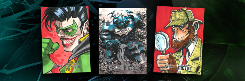 CZPlus Dark Nights: Metal Trading Cards: Sketch Card Showcase