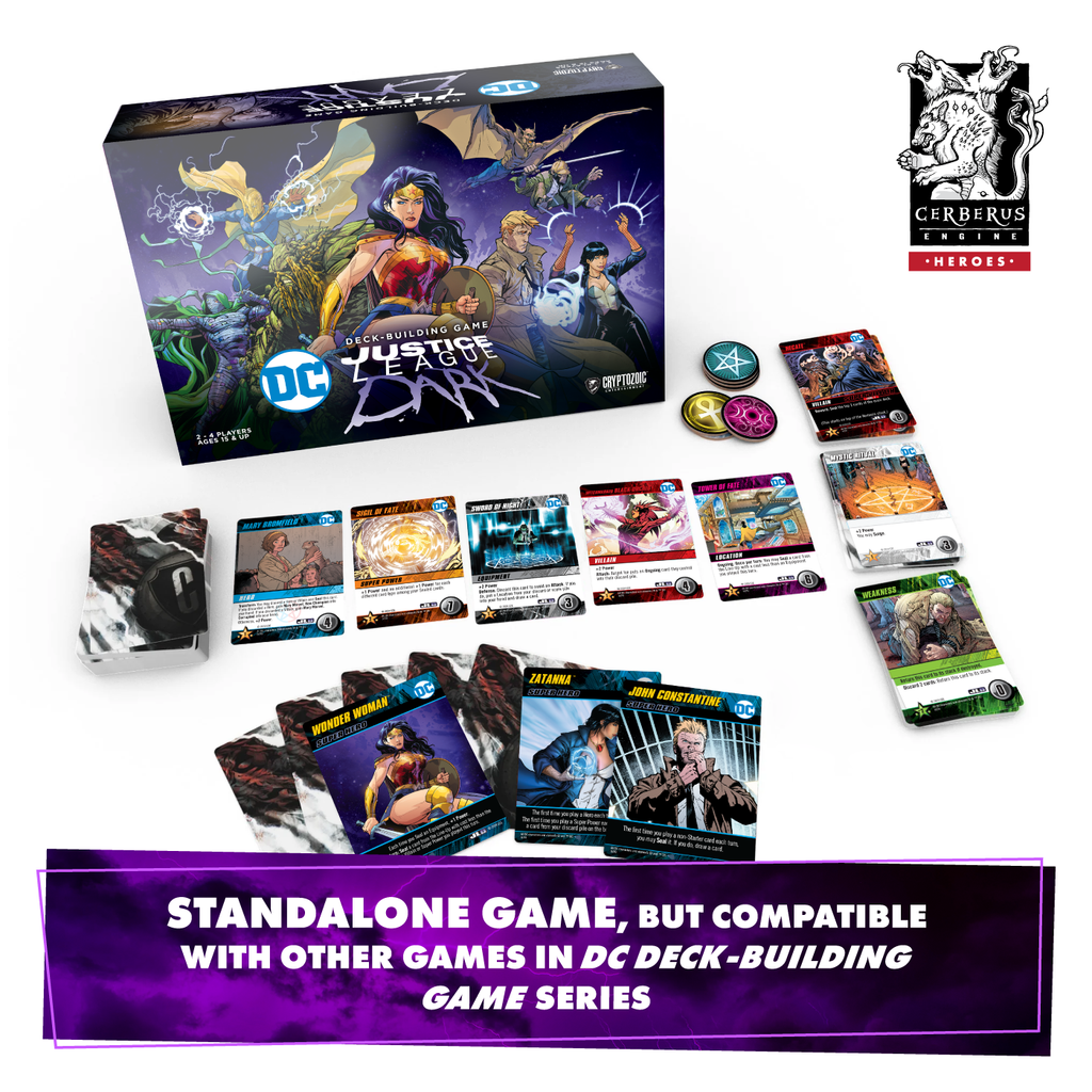DC DECK-BUILDING GAME — Cryptozoic Entertainment