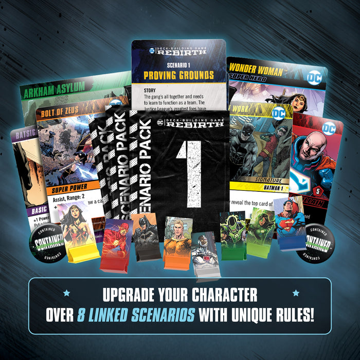 DC DeckBuilding Game Rebirth Cryptozoic Entertainment Store