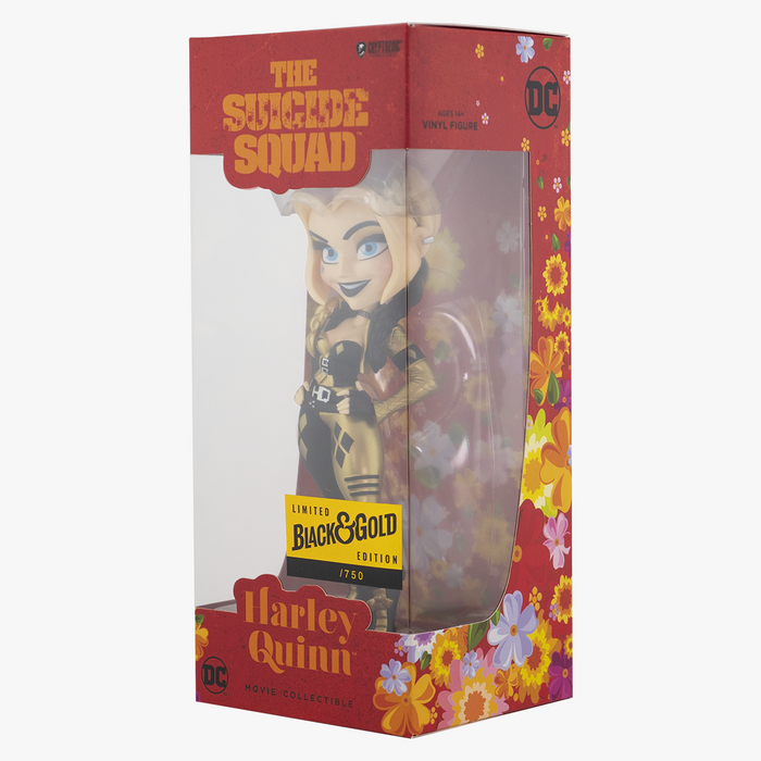 Harley Quinn The Suicide Squad Movie Collectible: Black & Gold Harley Quinn The Suicide Squad Movie Collectible: Black & Gold