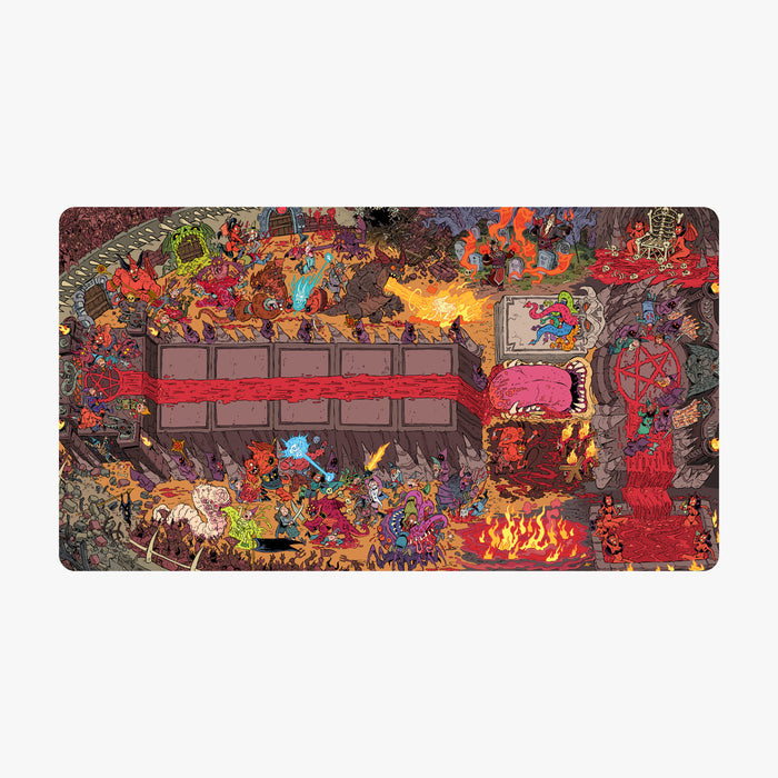 Epic Spell Wars of the Battle Wizards: ANNIHILAGEDDON 3 — Diabolical Infernal Playmat (Kickstarter Exclusive)