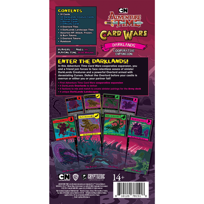 Adventure Time Card Wars: DarkLands Cooperative Expansion Adventure Time Card Wars: DarkLands Cooperative Expansion