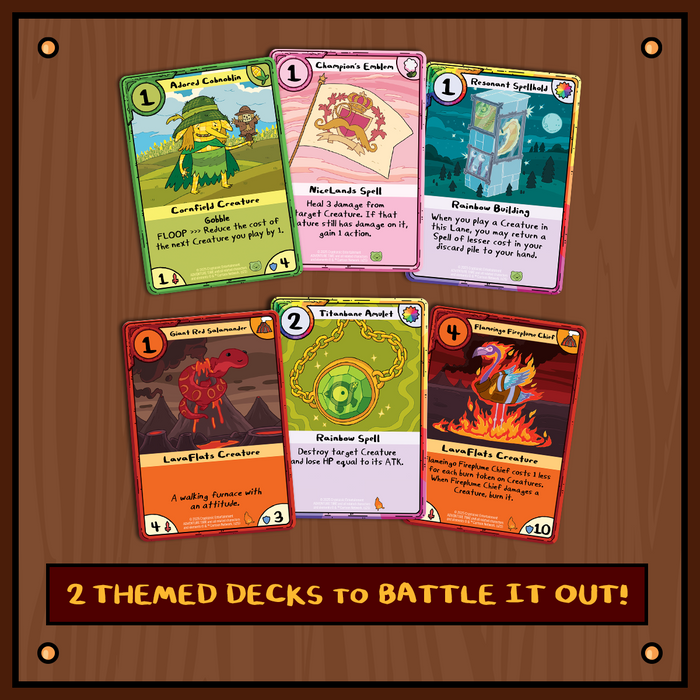 Adventure Time Card Wars Collector’s Pack: Flame Princess vs. Fern