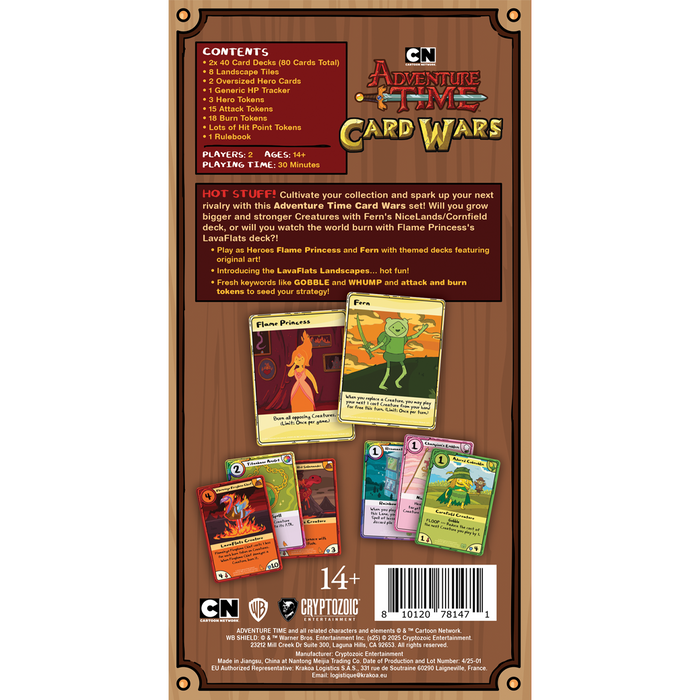 Adventure Time Card Wars Collector’s Pack: Flame Princess vs. Fern