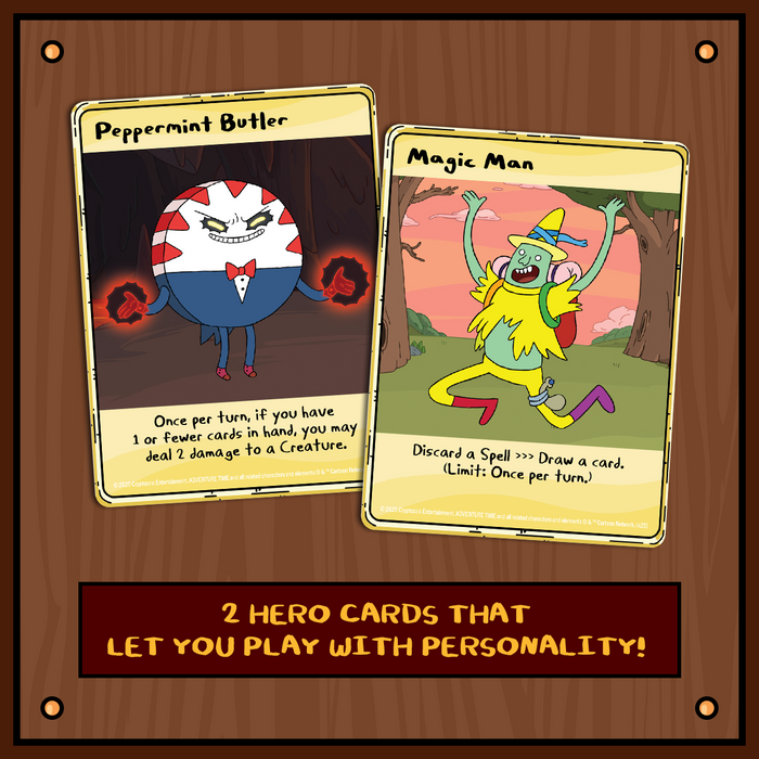 Adventure Time Card Wars: Peppermint Butler vs. Magic Man