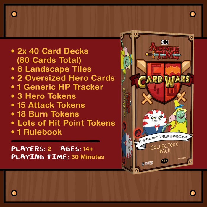 Adventure Time Card Wars Collector’s Pack: Peppermint Butler vs. Magic Man