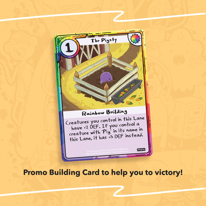 Adventure Time Card Wars: The Pigsty Promo Building Card