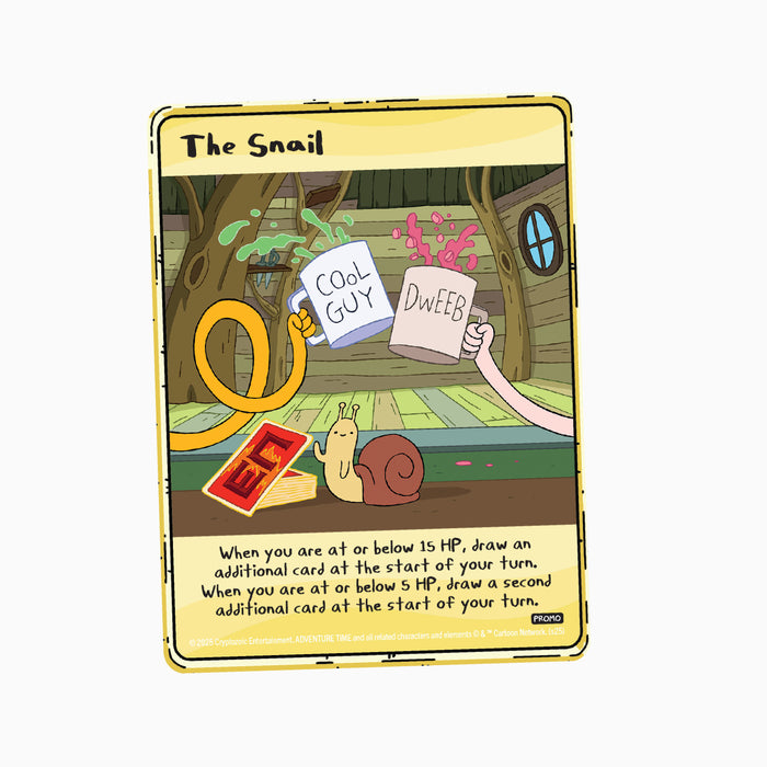 Adventure Time Card Wars: The Snail Promo Hero Card