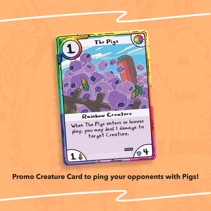 Adventure Time Card Wars: The Pigs Promo Creature Card