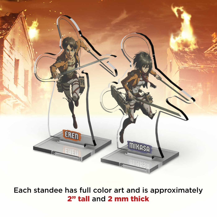 Attack on Titan 2DZ Acrylic Standees: Pack 1