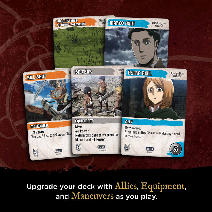 Attack on Titan Deck-Building Game: Season 1