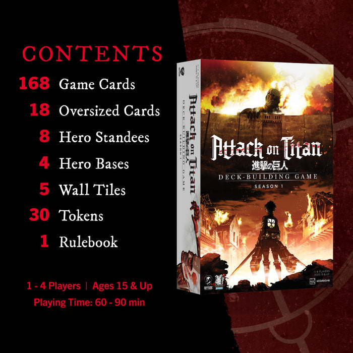 Attack on Titan Deck-Building Game: Season 1