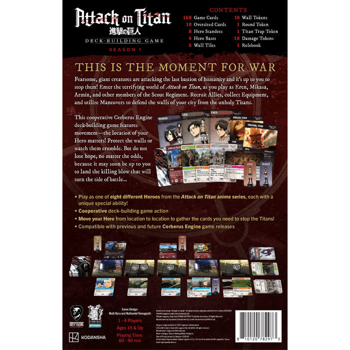 Attack on Titan Deck-Building Game: Season 1