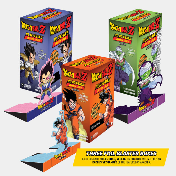 Dragon Ball Z Playpaks: Saiyan Saga (4-pack blaster box)
