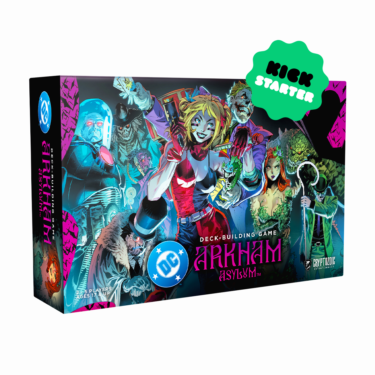 DC Deck-Building Game: Arkham Asylum (KICKSTARTER: Cover A - Philip Ta ...
