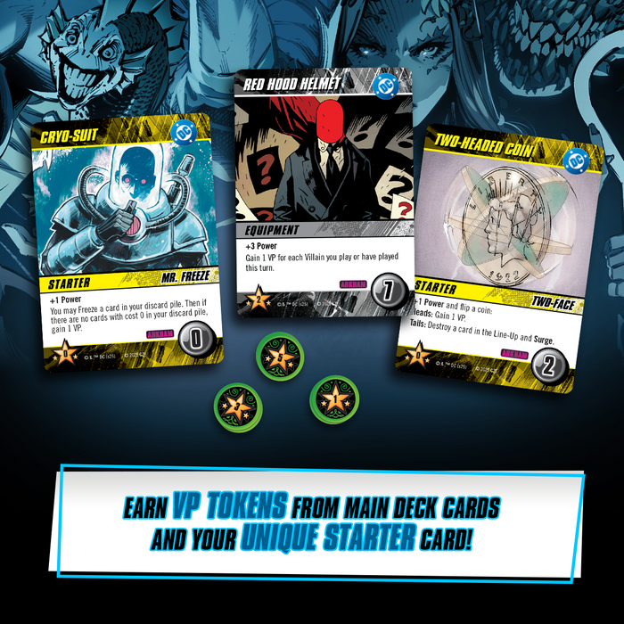 DC Deck-Building Game: Arkham Asylum (KICKSTARTER: Cover A - Philip Tan)