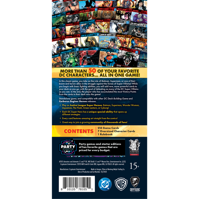 Cryptozoic Entertainment DC Deck Building Game Game Teen Titans - en Anglais : Cards Cryptozoic Entertainment DC Deck Building Game Game Teen Titans - en Anglais : Cards