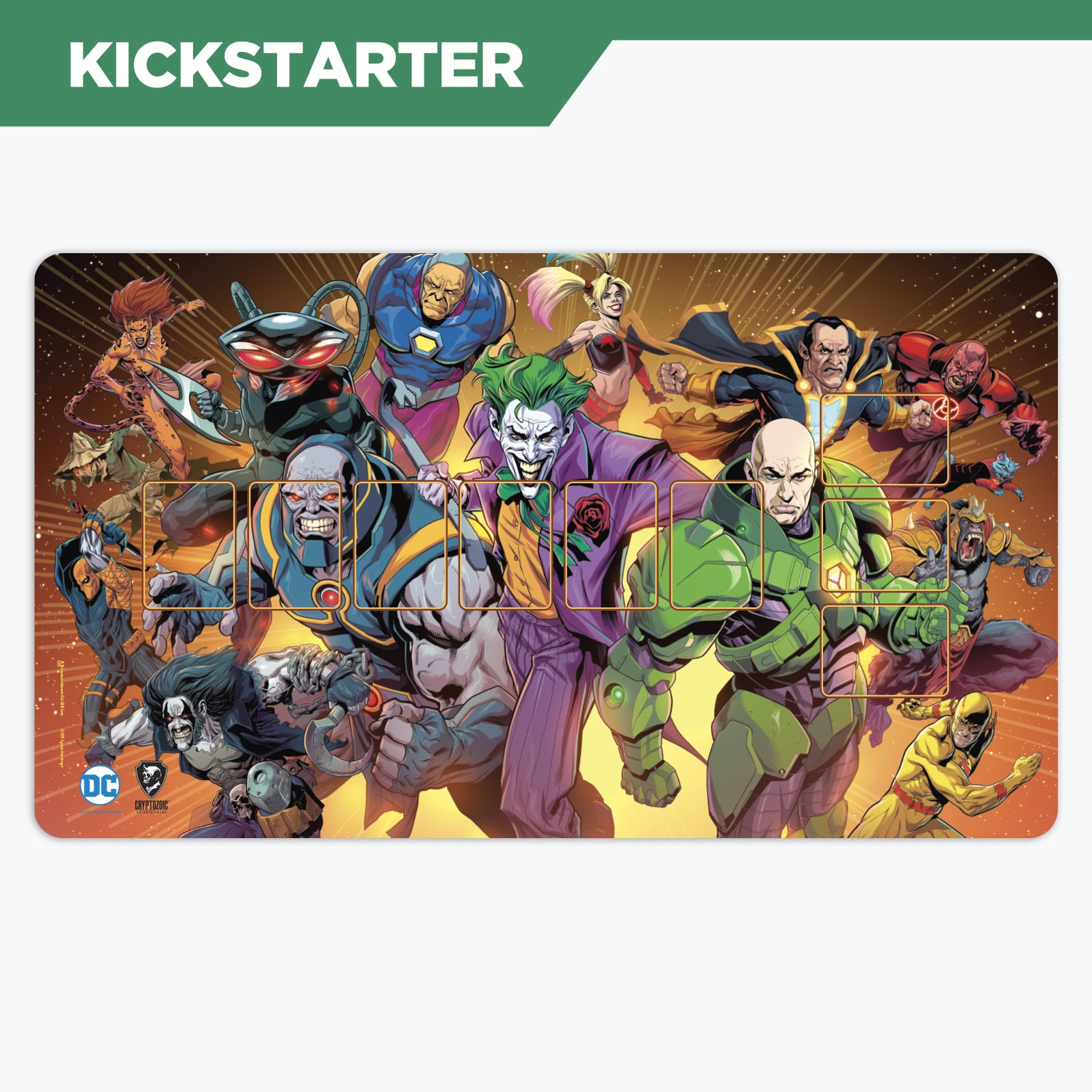 DC DeckBuilding Game SuperVillains Playmat (Kickstarter Exclusive