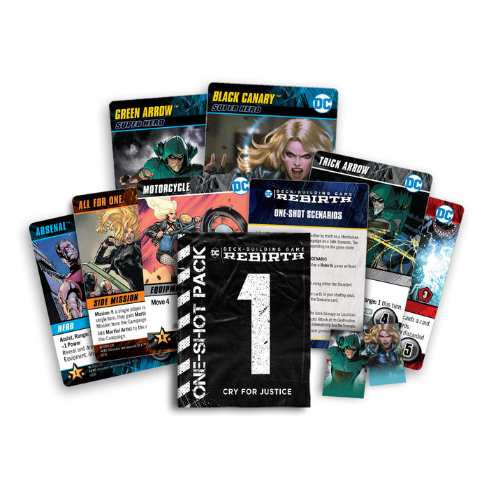 DC Deck-Building Game: Rebirth One-Shot Pack 1 — Cry for Justice