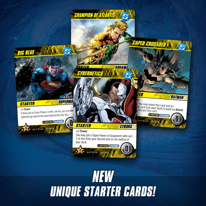 DC Deck-Building Game: Unique Starter Cards — Pack 1 (Gen Con 2026)
