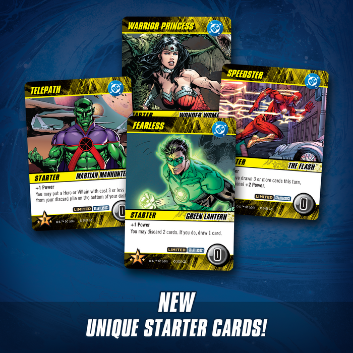 DC Deck-Building Game: Unique Starter Cards — Pack 1 (Gen Con 2026)