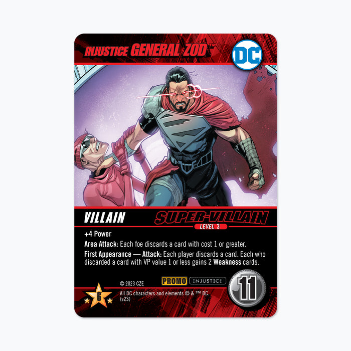 DC Deck-Building Game: Injustice General Zod Promo Card (Gen Con Exclusive)