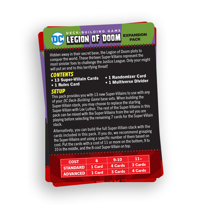 DC Deck-Building Game: Legion of Doom Expansion Pack (Kickstarter Exclusive)