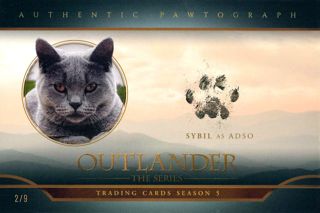 Outlander Trading Cards Season 5: Blind-Reveal Oversized Autograph Card