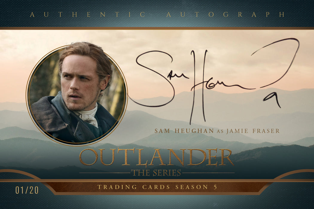 Outlander Trading Cards Season 5: Blind-Reveal Oversized Autograph Card