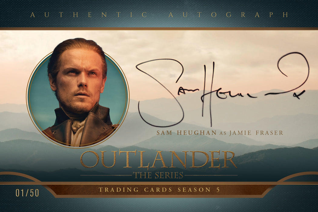 Outlander Trading Cards Season 5: Blind-Reveal Oversized Autograph Card