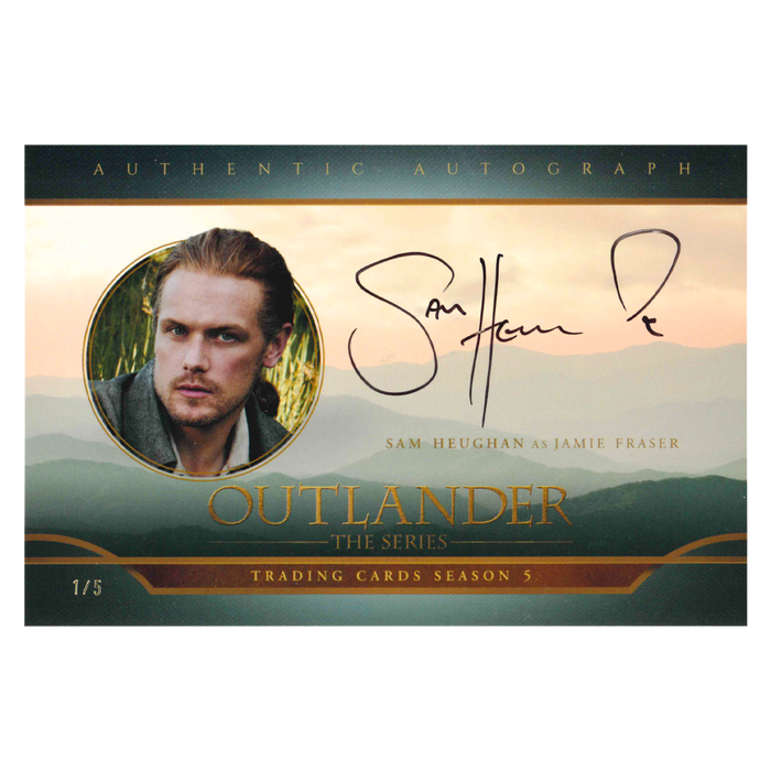 Outlander Trading Cards Season 5: Blind-Reveal Oversized Autograph Card