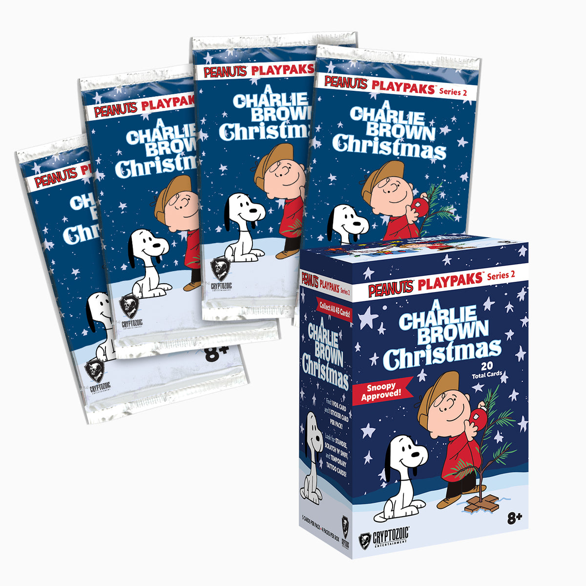 新品　北米版　Charlie Brown Peanuts Playpaks: A Charlie Brown Christmas (4-pack blaster box