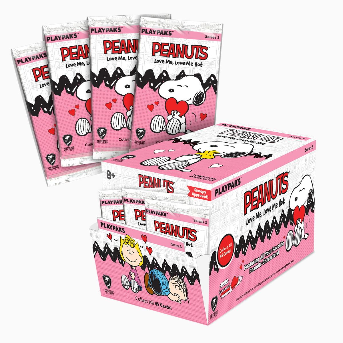 snoopyページ Peanuts Playpaks: Love Me, Love Me Not (24-pack box) — Cryptozoic