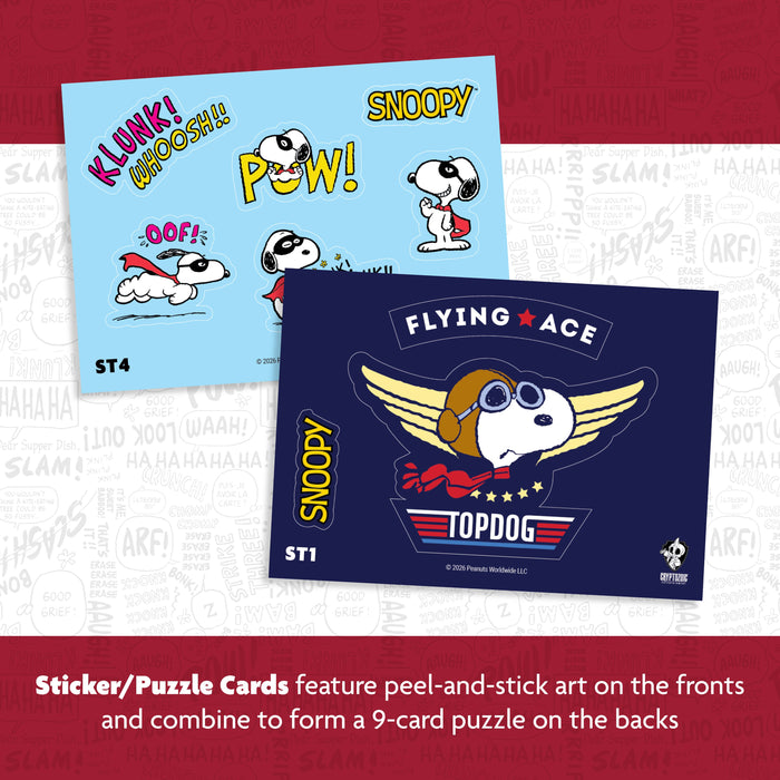 Peanuts Playpaks: Many Faces of Snoopy (4-Pack Blaster Box)