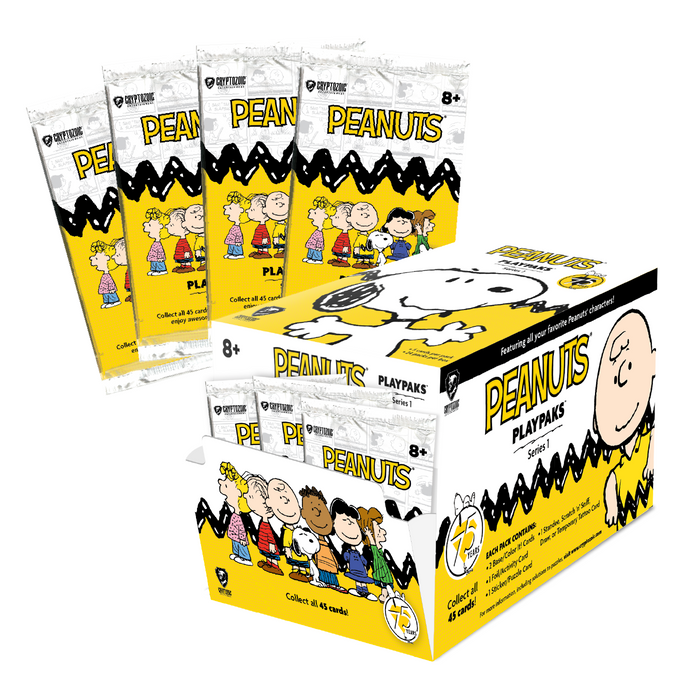 Peanuts Playpaks: 75 Years (24-pack box) — Cryptozoic Entertainment Peanuts Playpaks: 75 Years (24-pack box) — Cryptozoic Entertainment