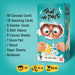 Tear-a-Part contents and specs — 2-6 players, ages 7+, 20+ minutes, with full component list and box rende