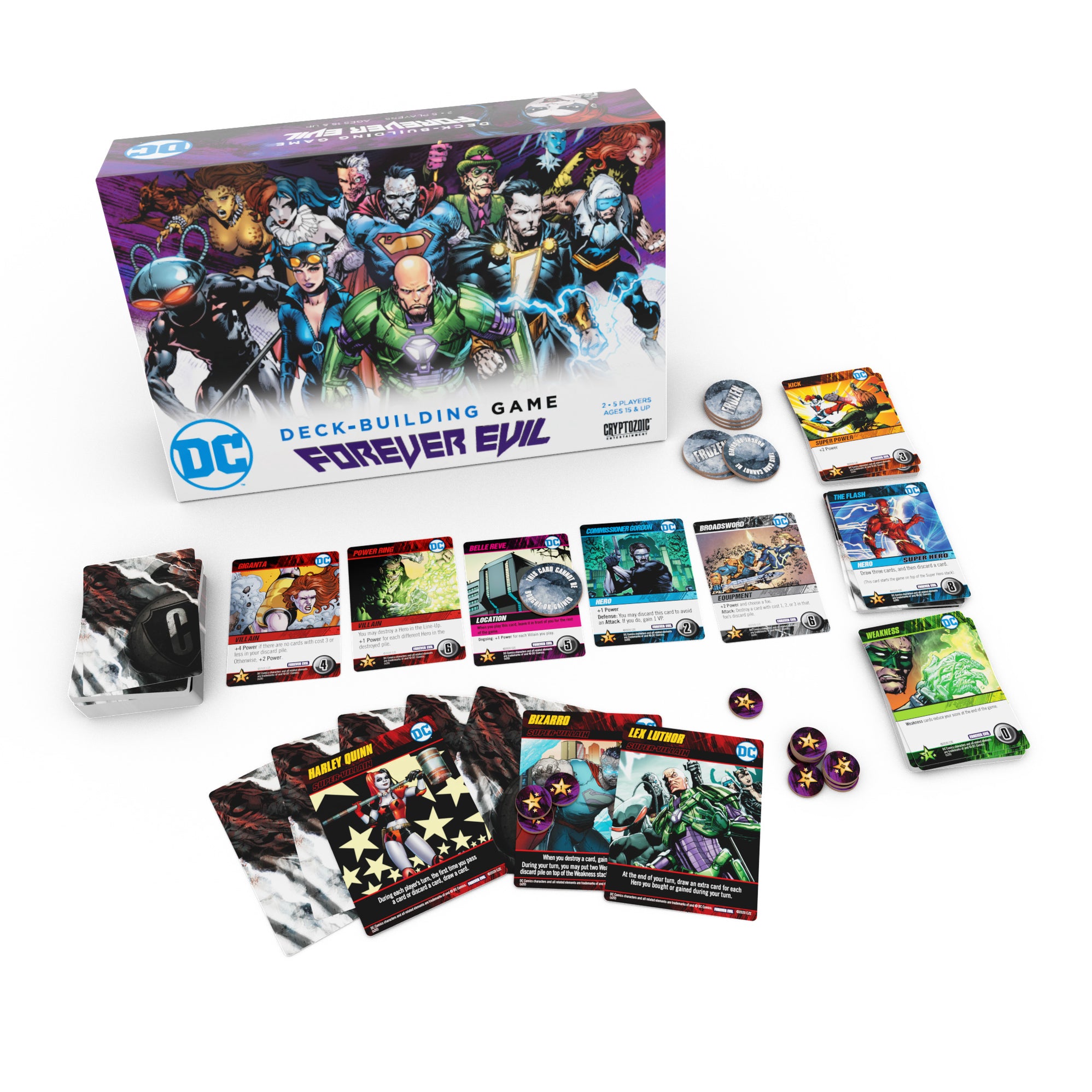 DC DECK-BUILDING GAME — Cryptozoic Entertainment